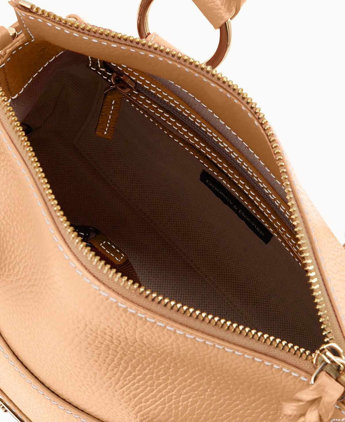 Lucca Leather Satchel With Pocket