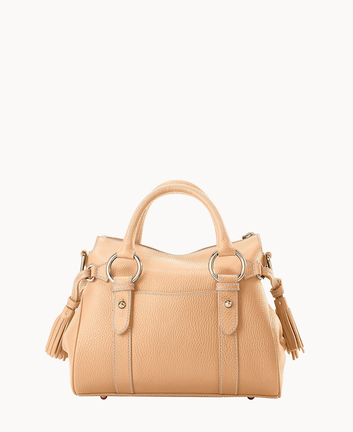 Lucca Leather Satchel With Pocket