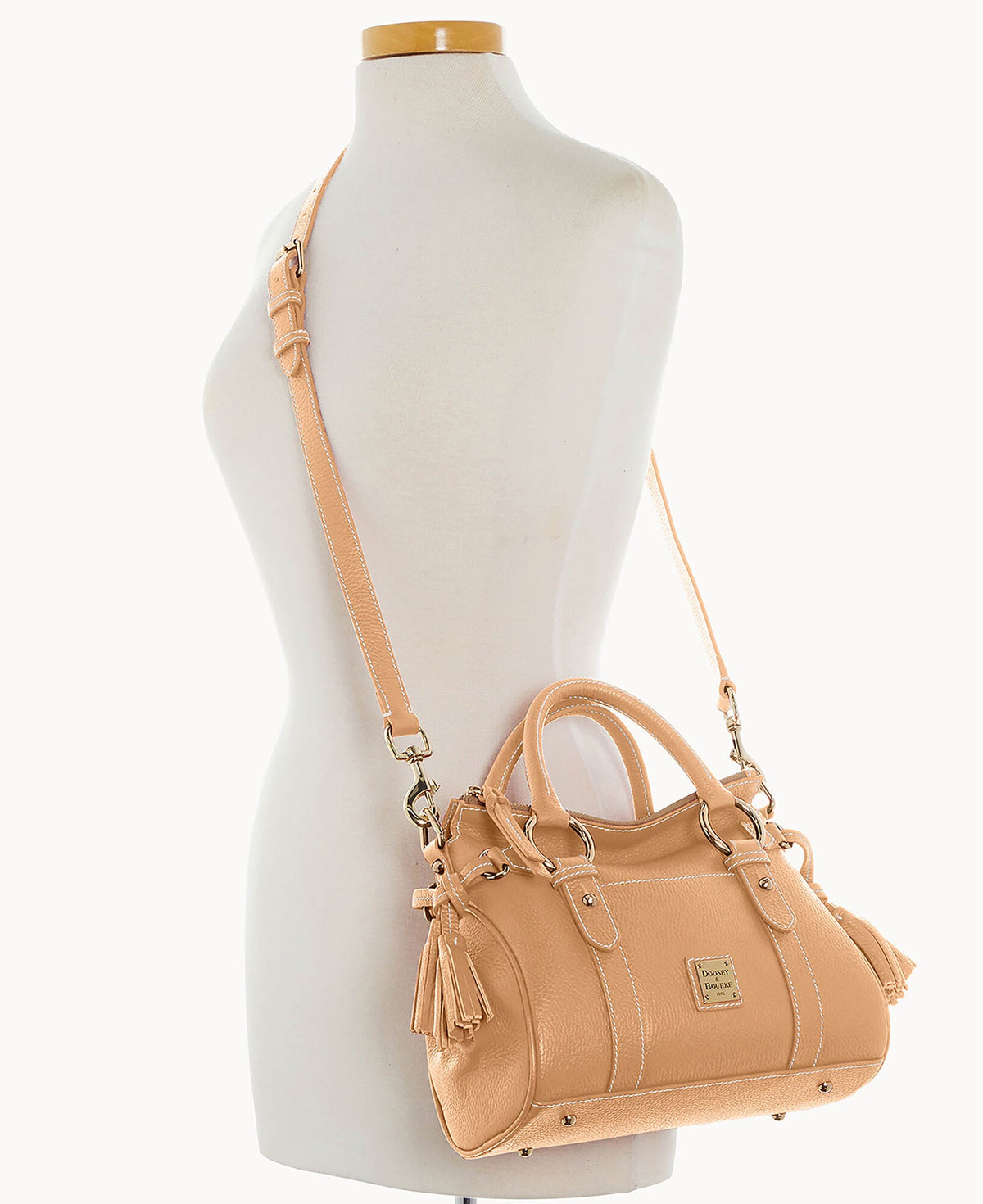 Lucca Leather Satchel With Pocket