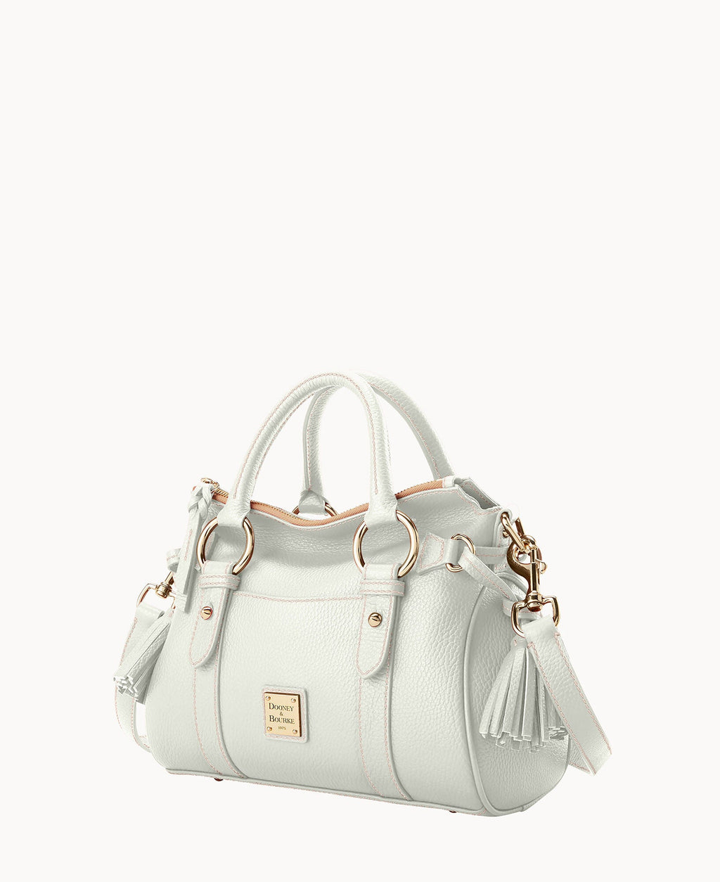 Lucca Leather Satchel With Pocket
