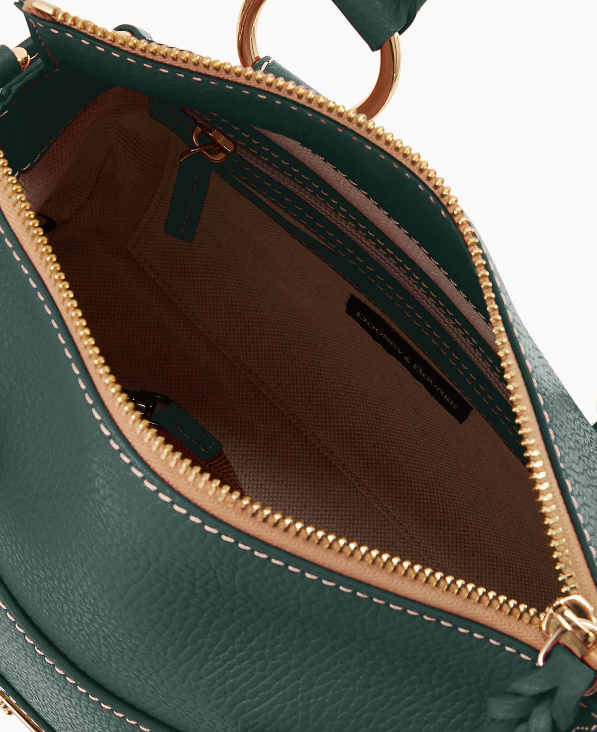 Lucca Leather Satchel With Pocket
