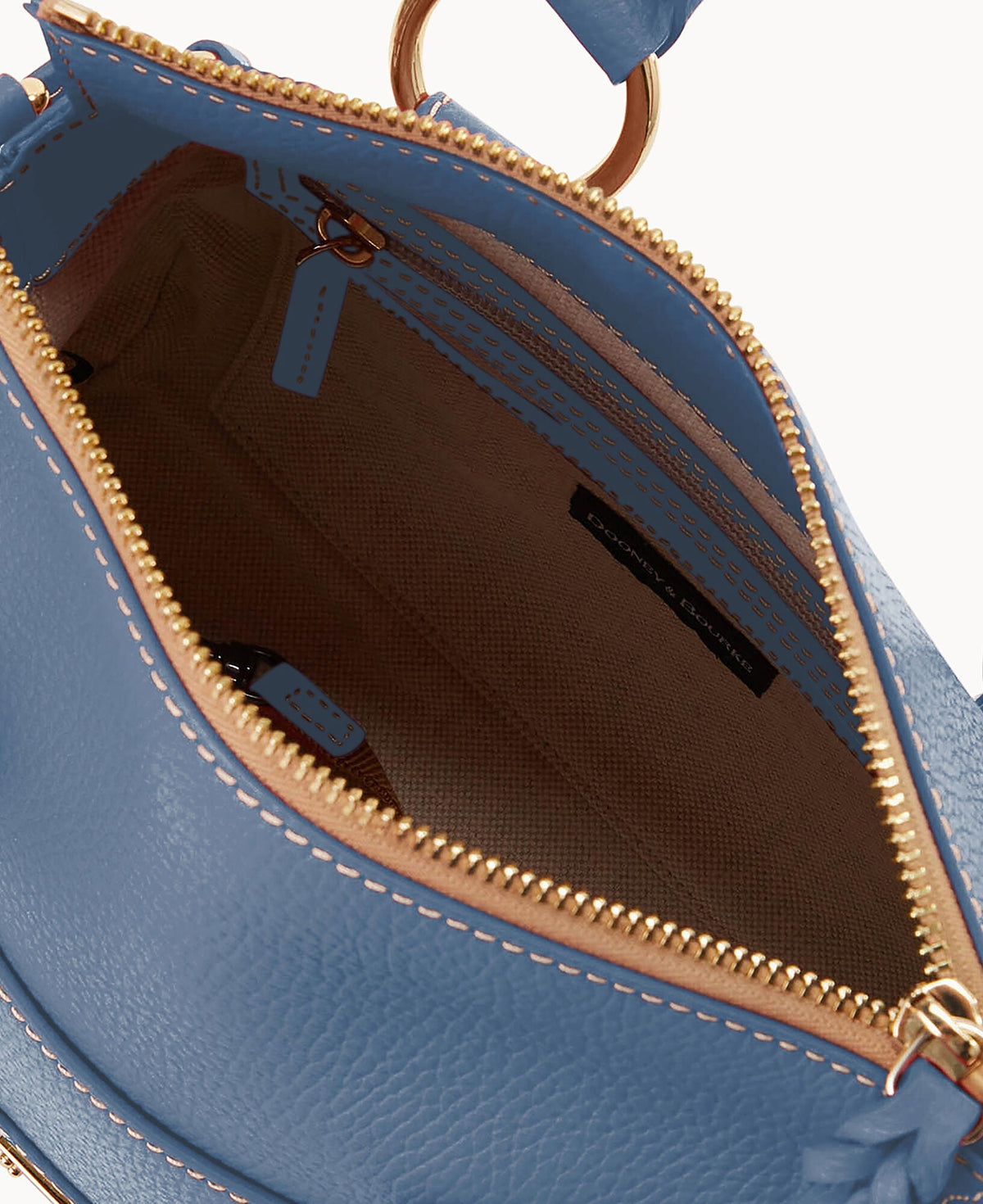 Lucca Leather Satchel With Pocket