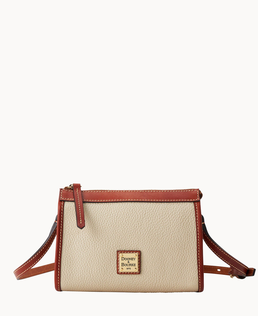 Pebble Grain Small East West Crossbody