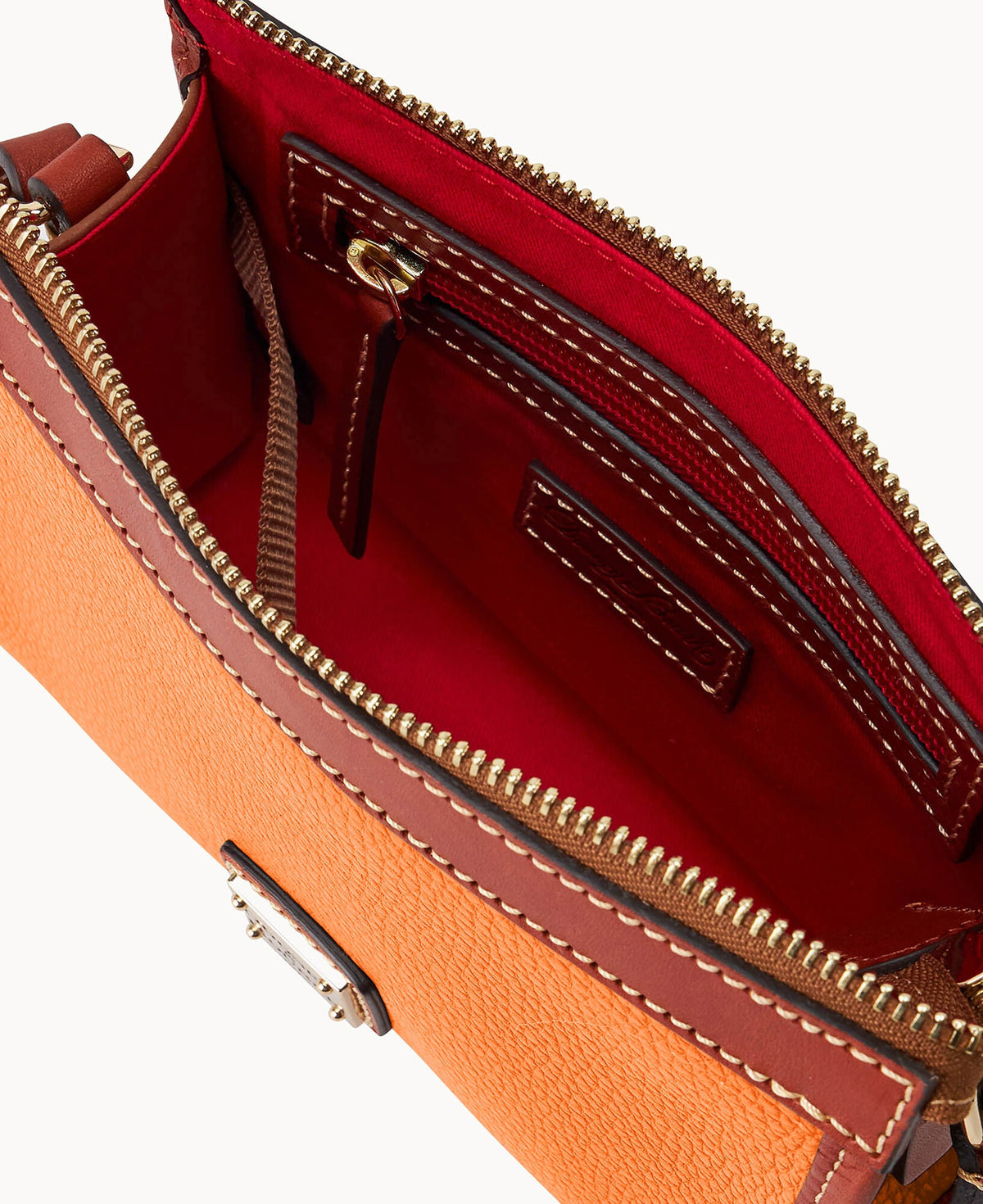 Pebble Grain Small East West Crossbody