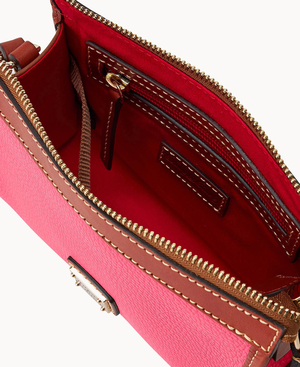 Pebble Grain Small East West Crossbody