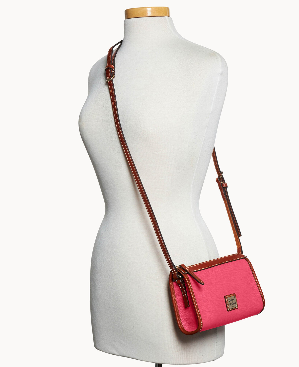 Pebble Grain Small East West Crossbody