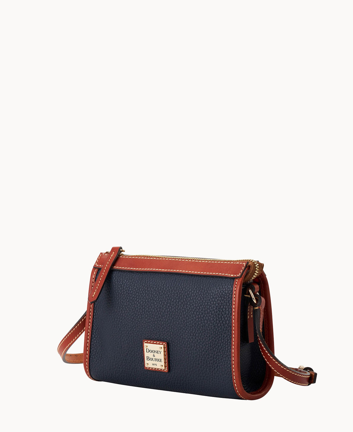 Pebble Grain Small East West Crossbody