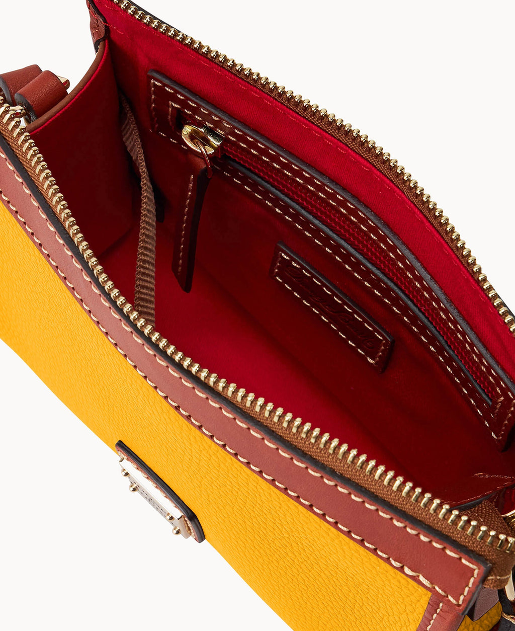 Pebble Grain Small East West Crossbody
