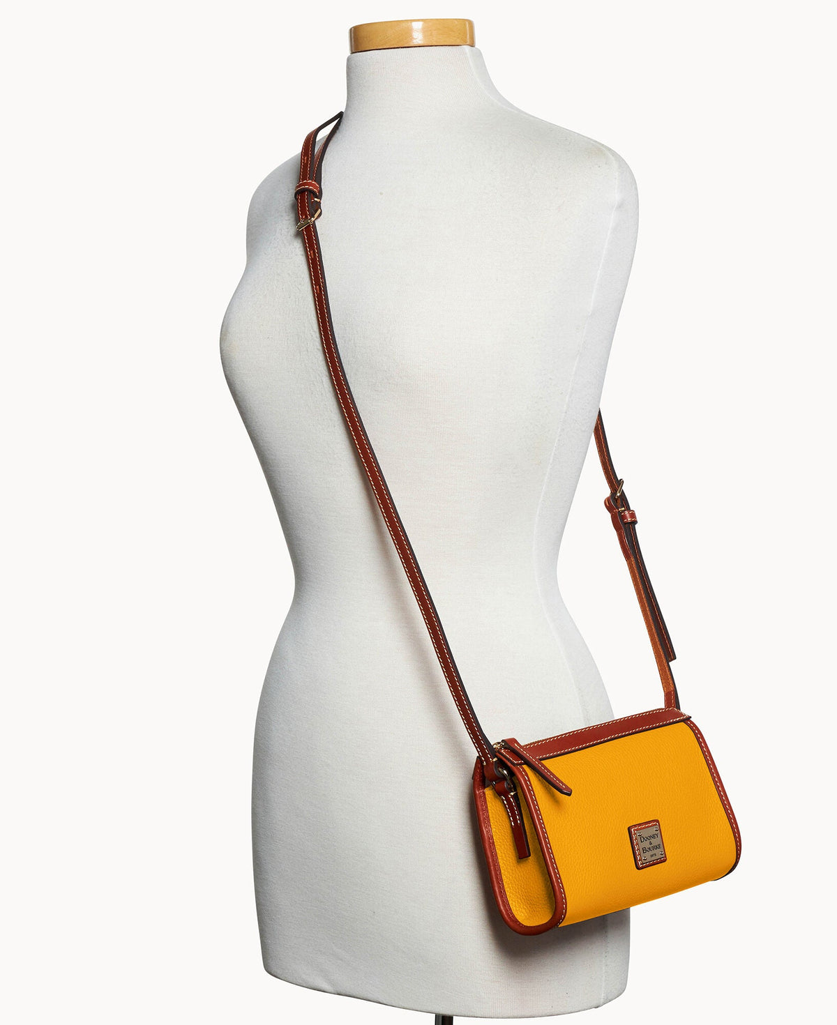Pebble Grain Small East West Crossbody