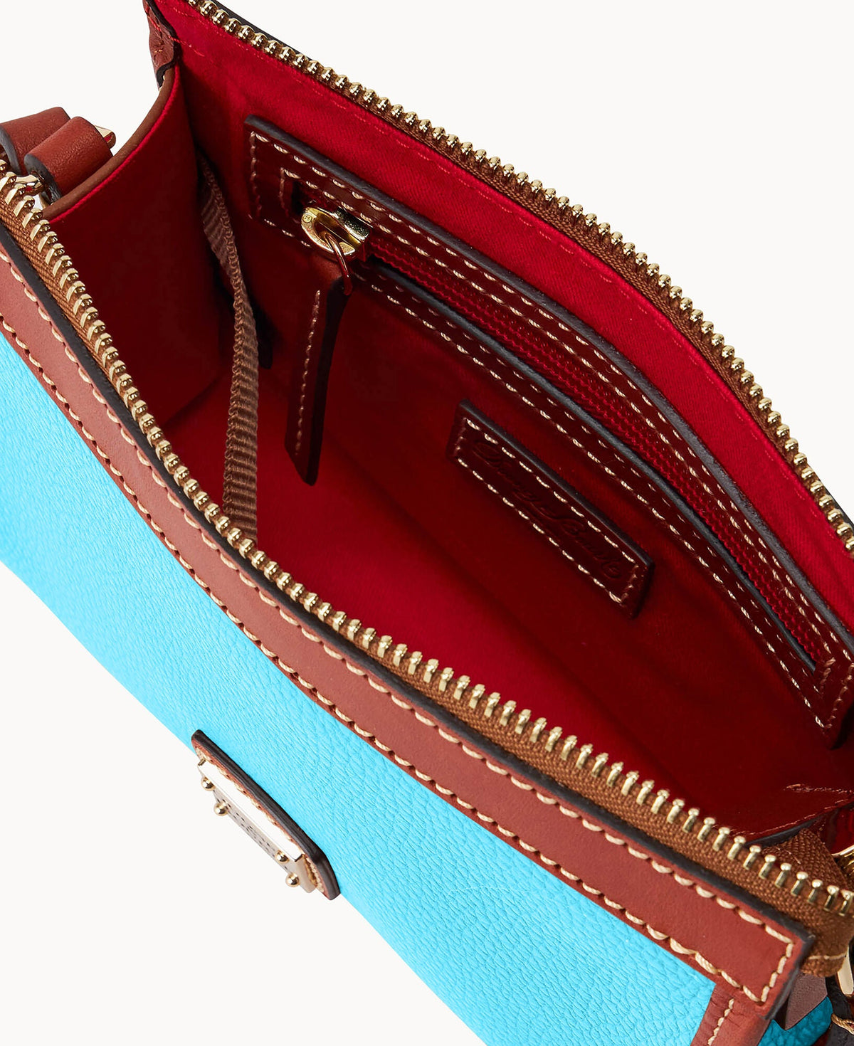 Pebble Grain Small East West Crossbody