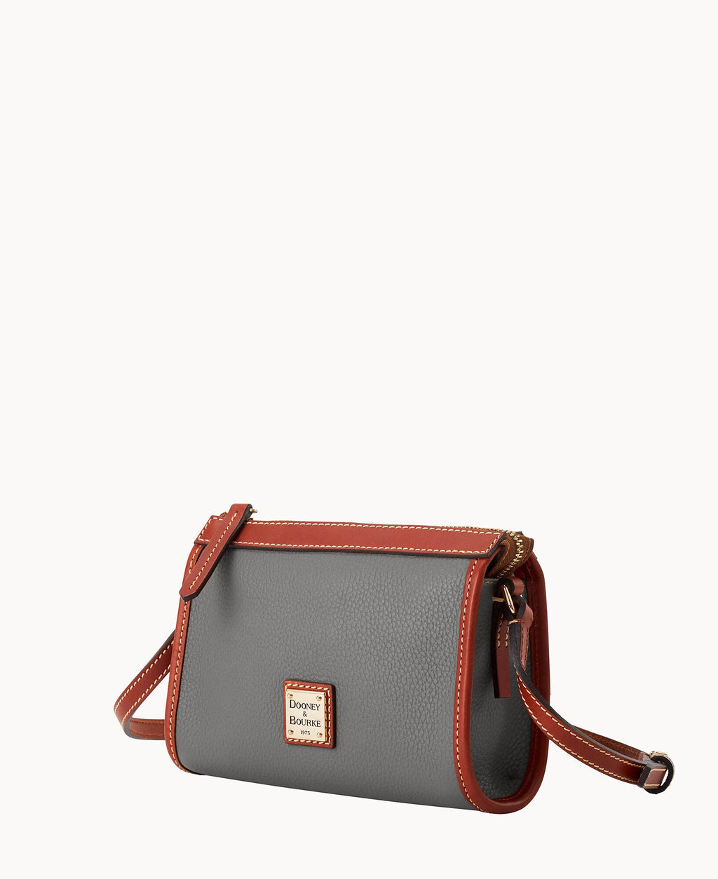 Pebble Grain Small East West Crossbody