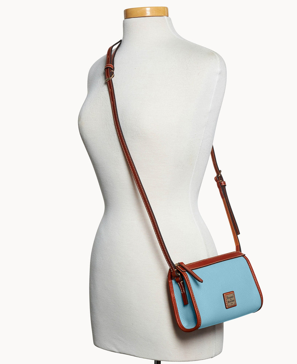 Pebble Grain Small East West Crossbody
