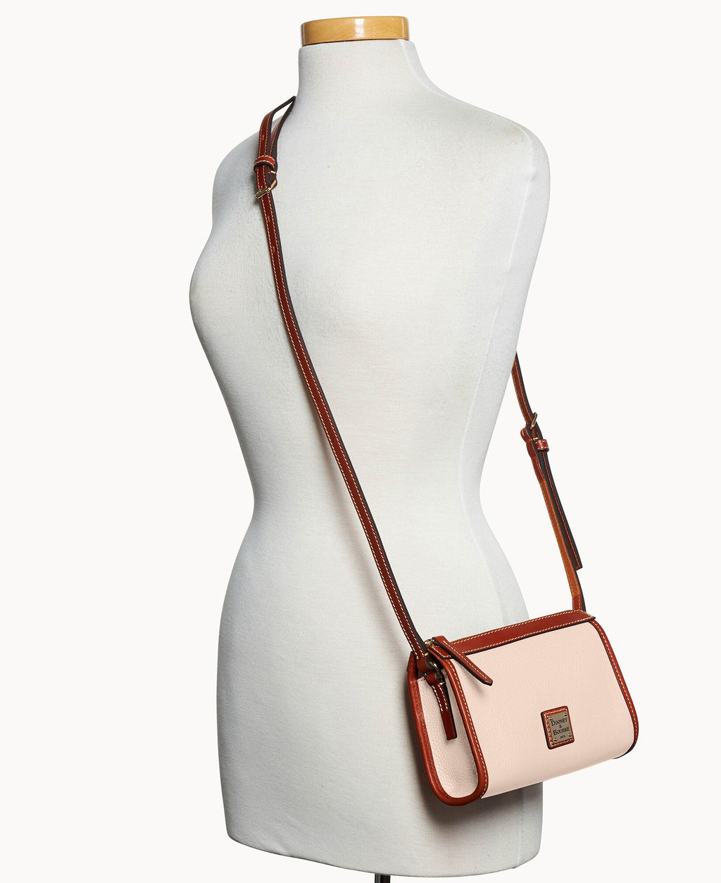 Pebble Grain Small East West Crossbody