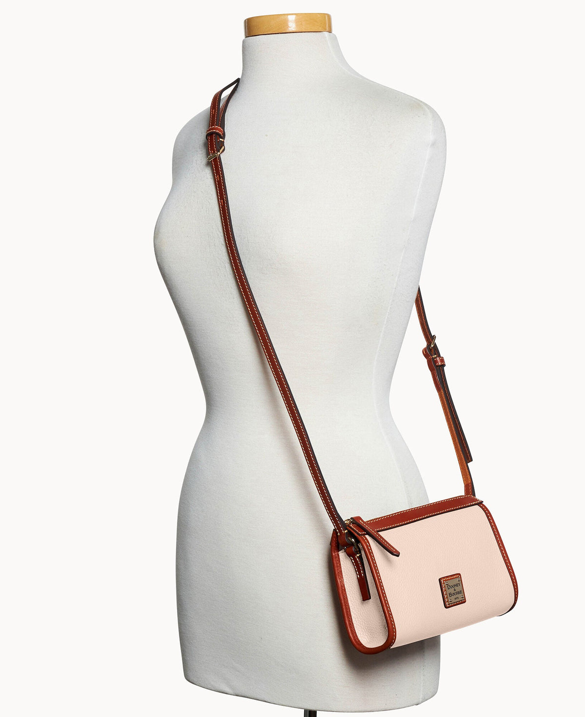 Pebble Grain Small East West Crossbody