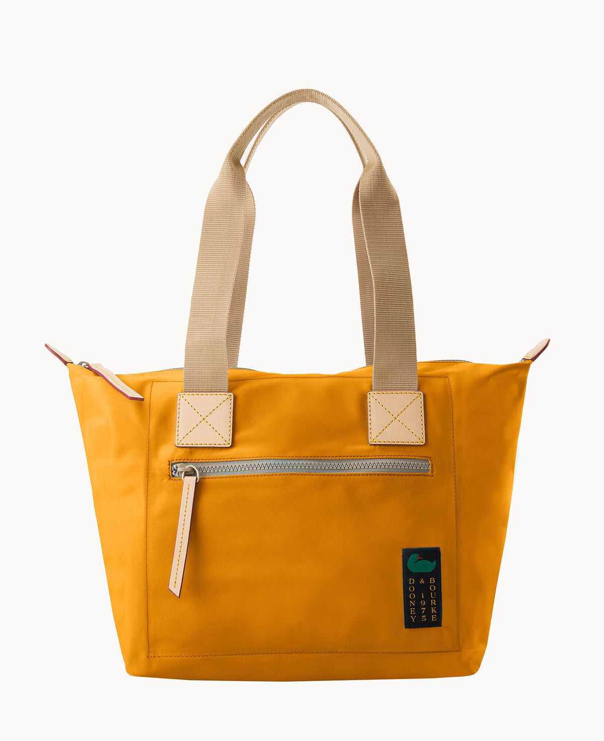 Nylon Front Zip Tote