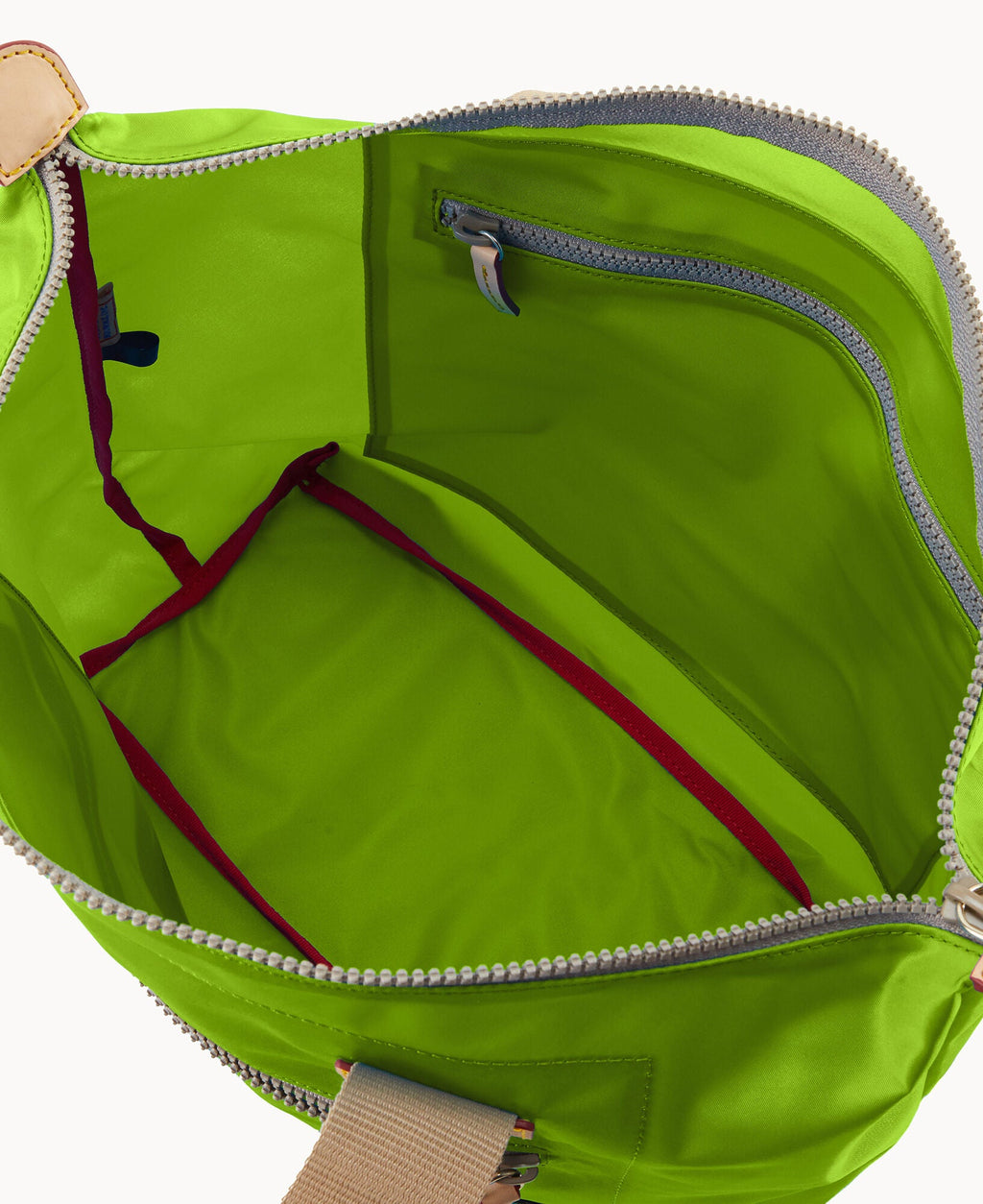 Nylon Front Zip Tote