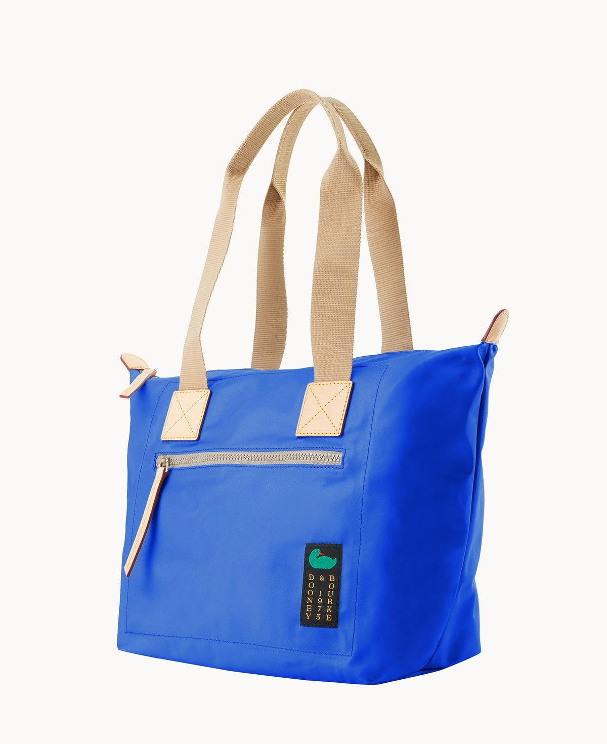 Nylon Front Zip Tote