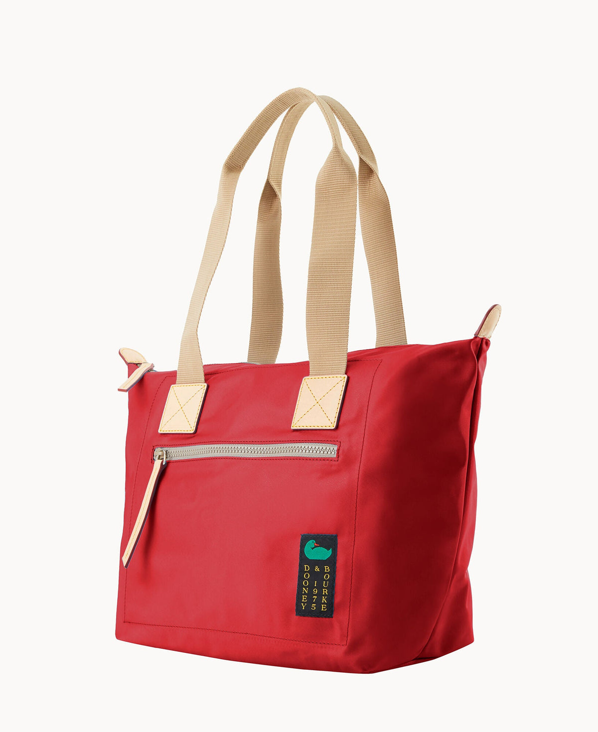 Nylon Front Zip Tote