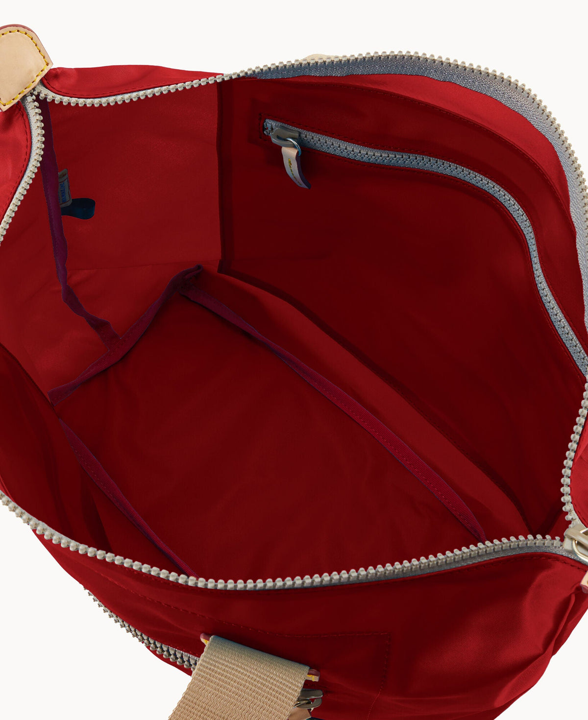 Nylon Front Zip Tote