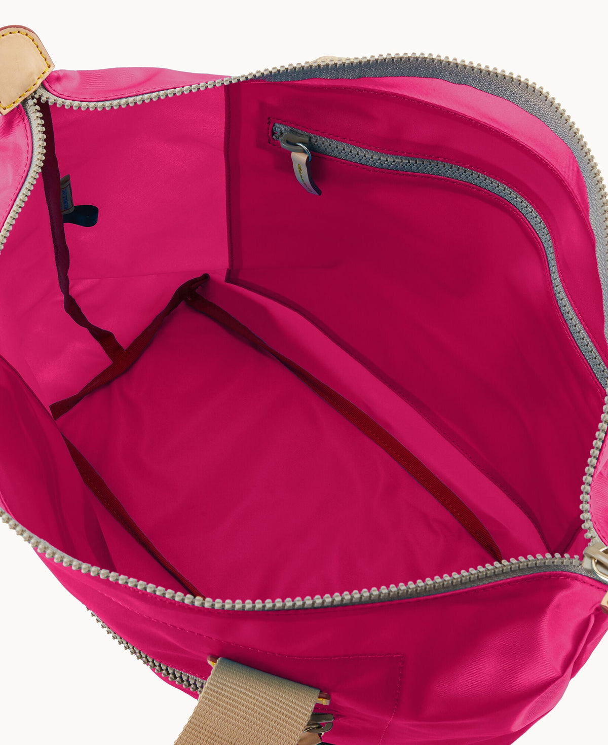 Nylon Front Zip Tote