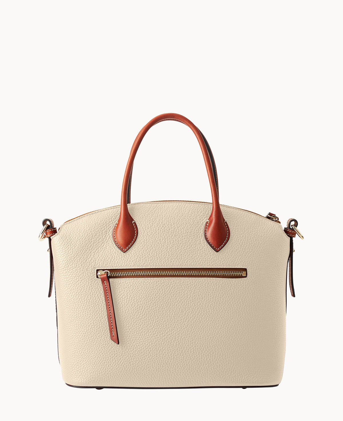 Pebble Grain Domed Satchel