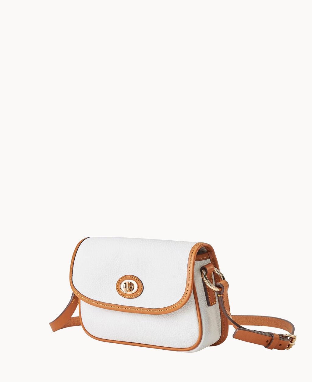 Pebble Grain Turnlock Crossbody 22