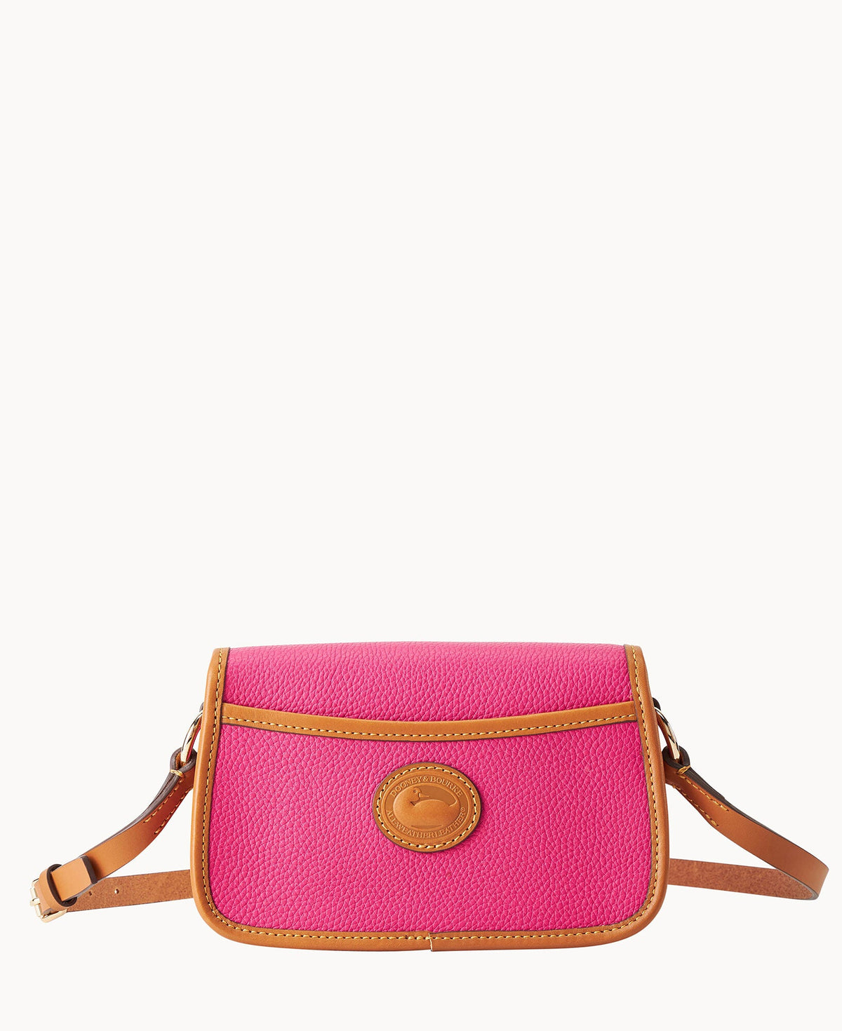 Pebble Grain Turnlock Crossbody 22