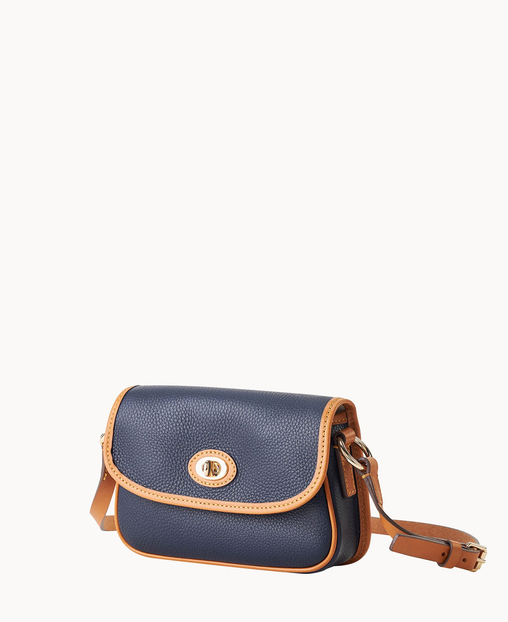 Pebble Grain Turnlock Crossbody 22