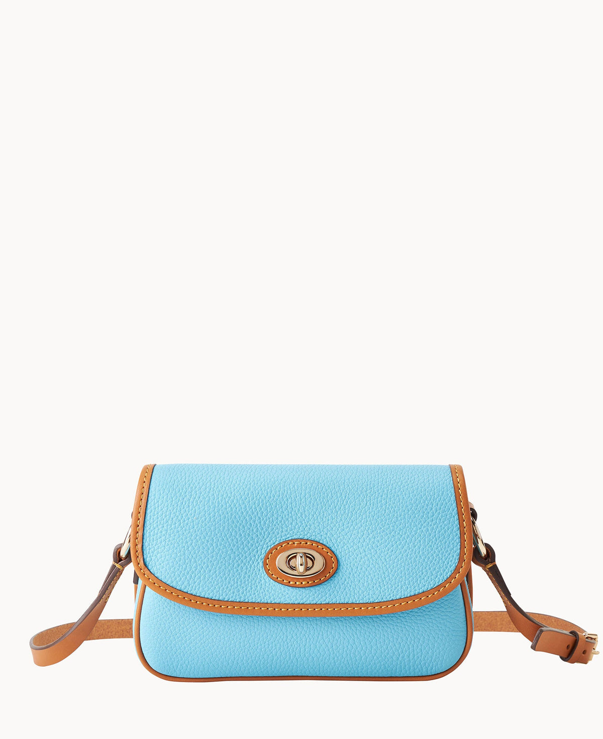 Pebble Grain Turnlock Crossbody 22