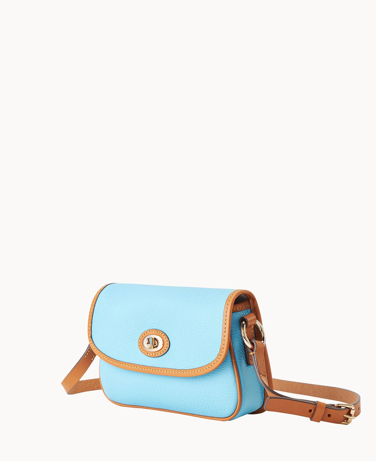 Pebble Grain Turnlock Crossbody 22