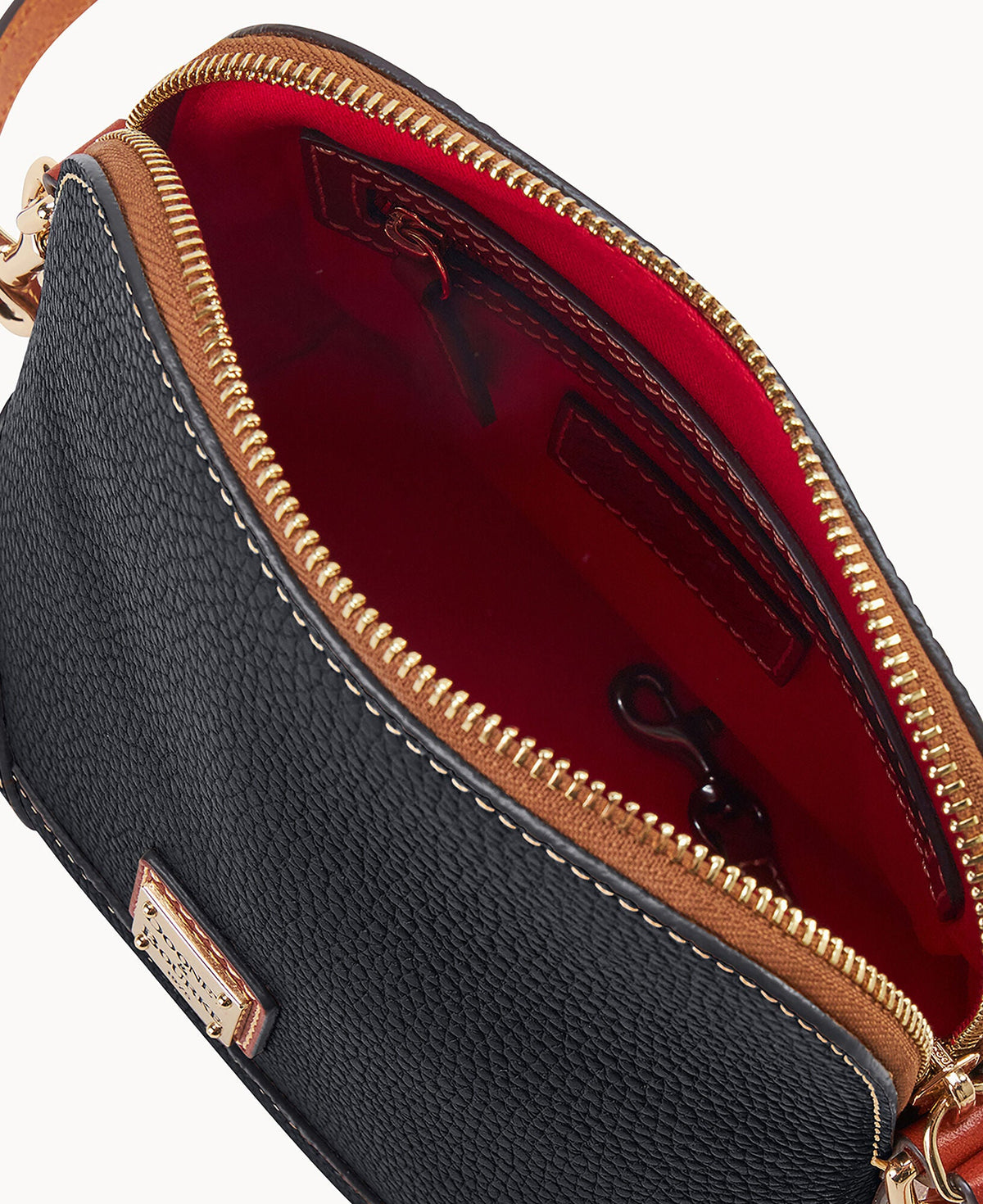 Pebble Grain Small Domed Crossbody