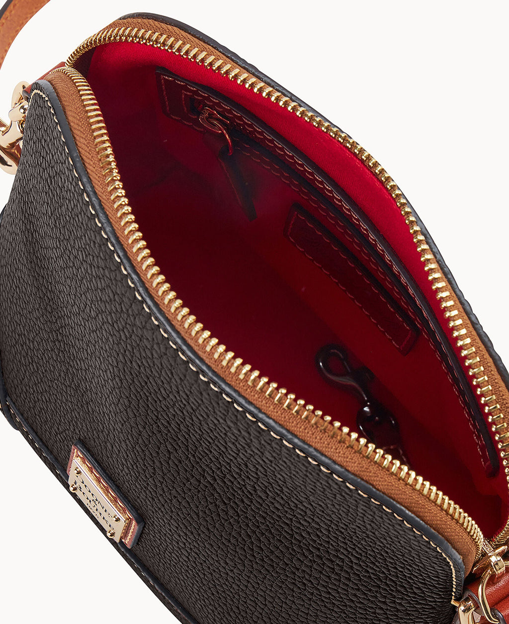 Pebble Grain Small Domed Crossbody