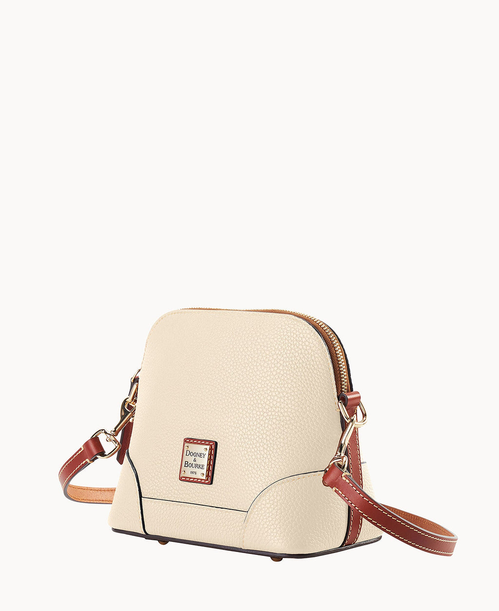Pebble Grain Small Domed Crossbody