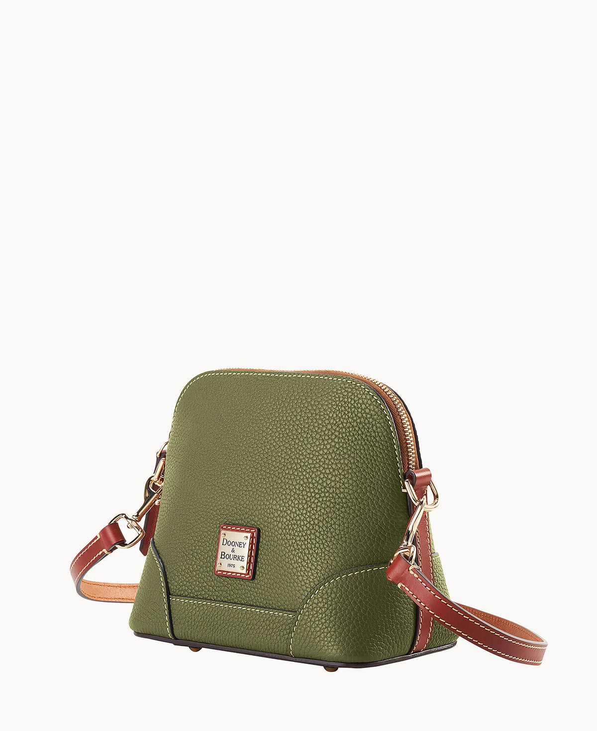 Pebble Grain Small Domed Crossbody