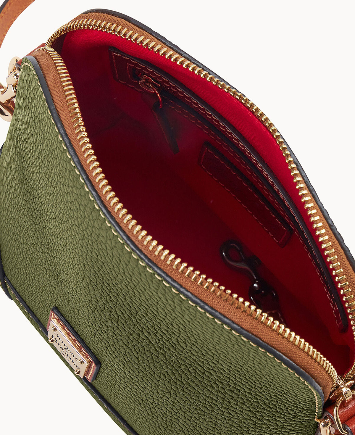 Pebble Grain Small Domed Crossbody