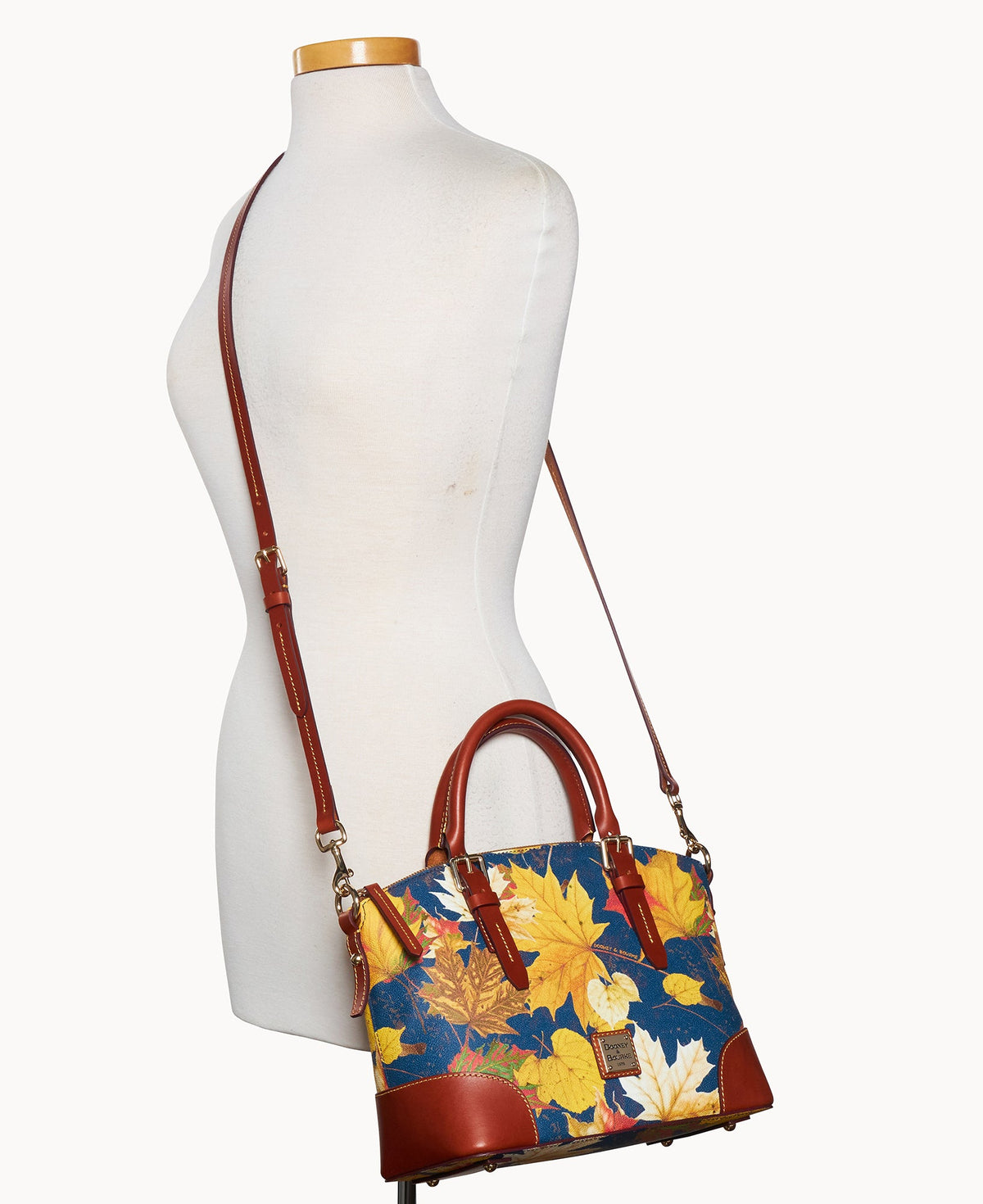 Maple Leaf Small Domed Satchel