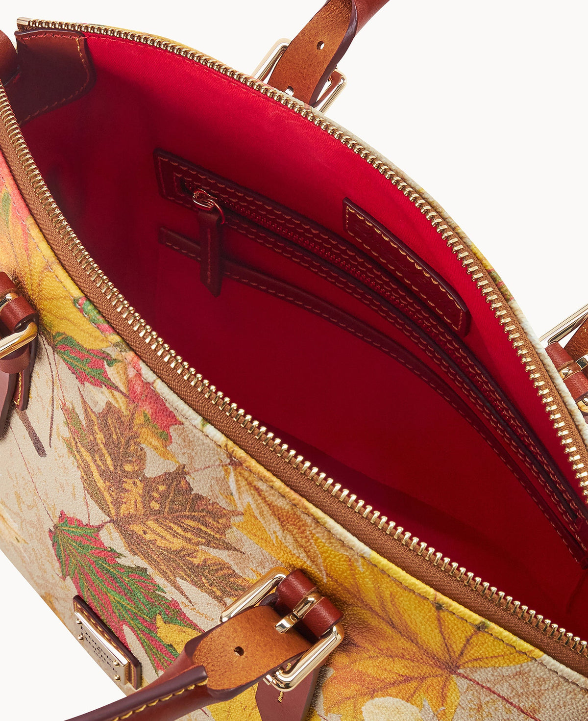 Maple Leaf Small Domed Satchel