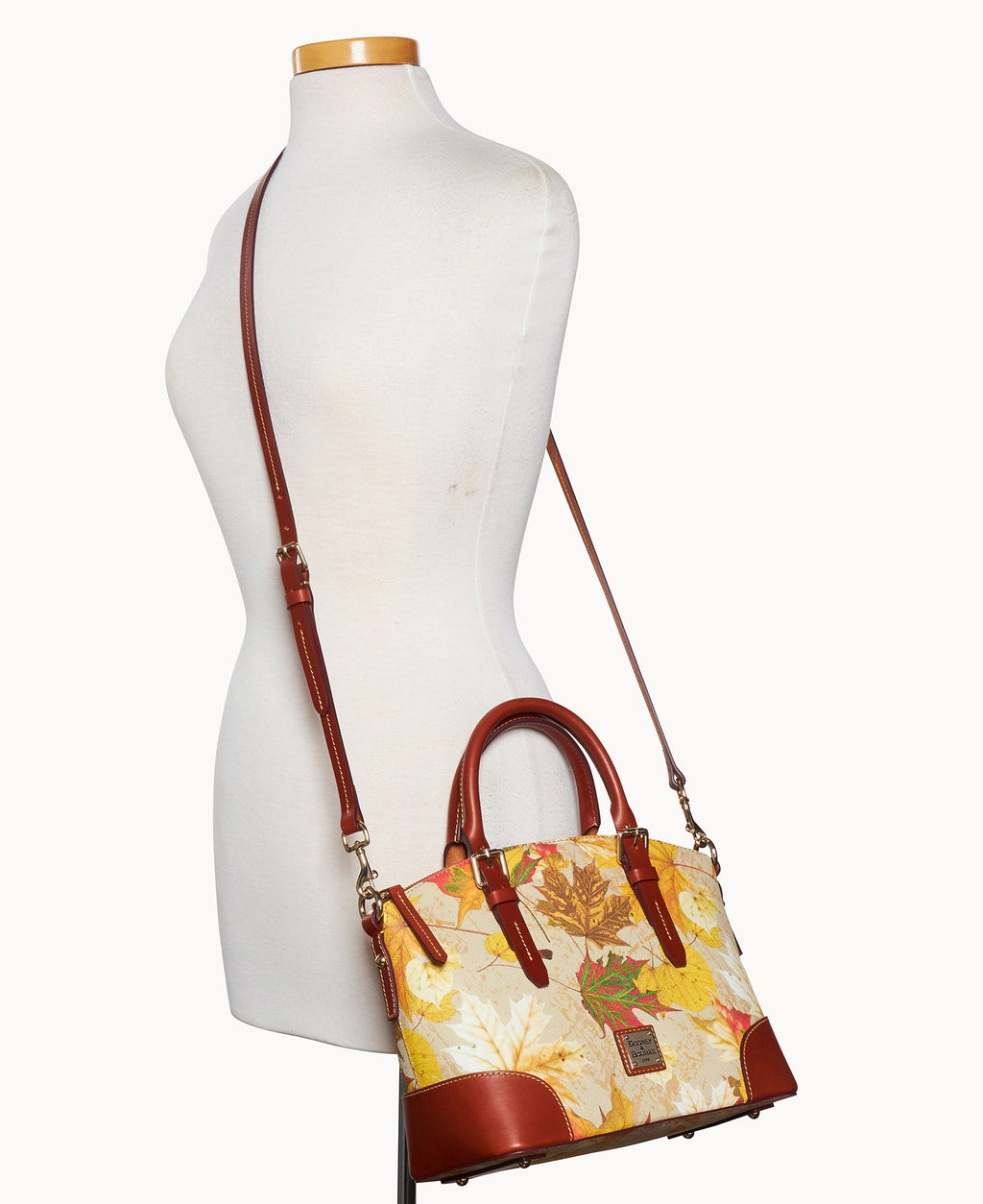 Maple Leaf Small Domed Satchel