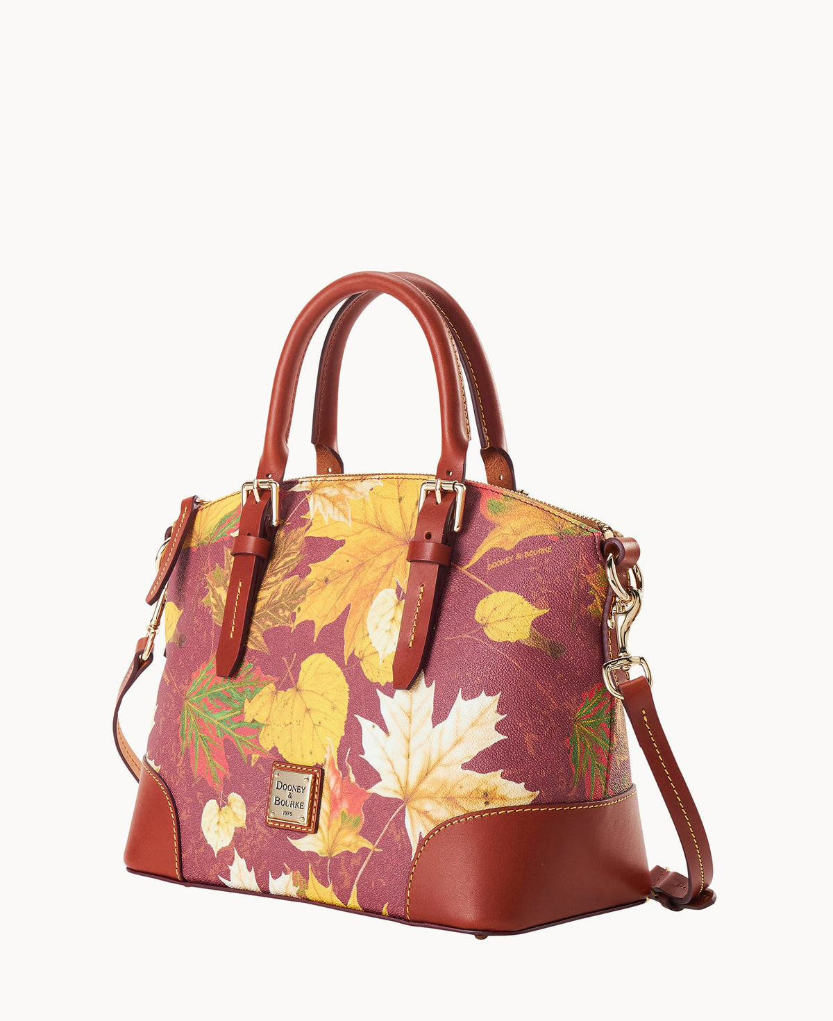 Maple Leaf Small Domed Satchel
