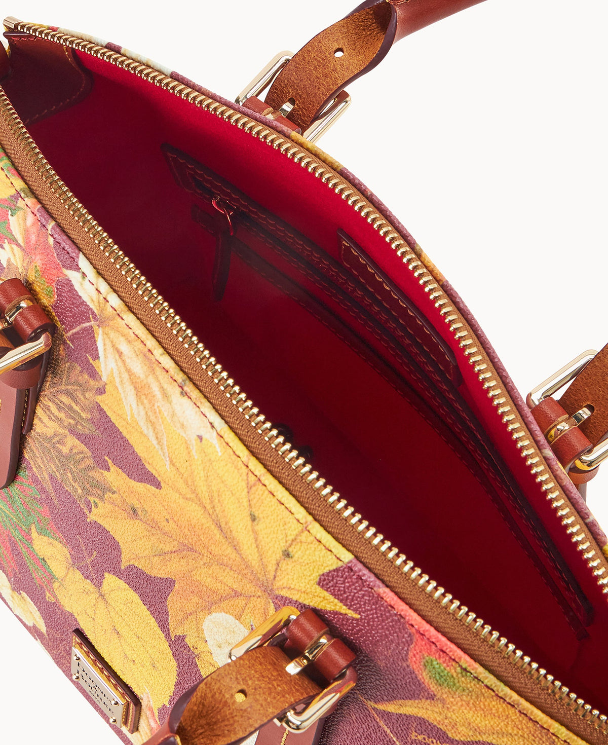 Maple Leaf Small Domed Satchel