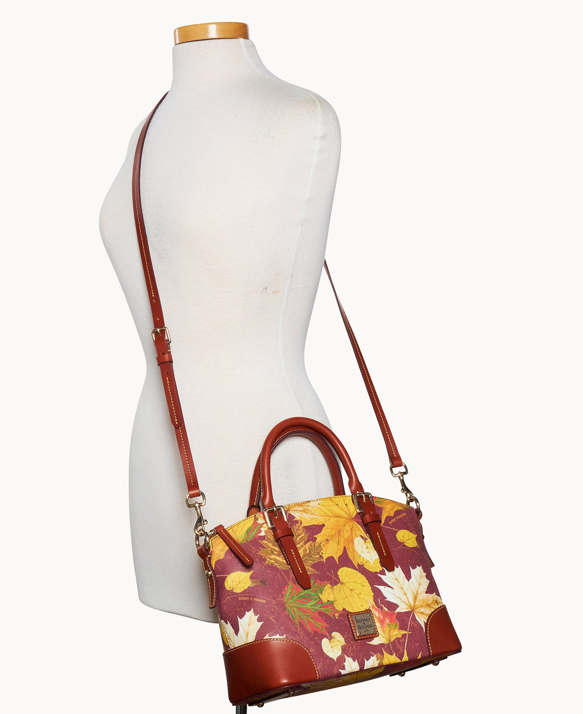 Maple Leaf Small Domed Satchel