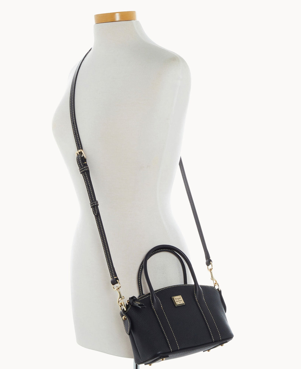 Pebble Grain Small Madeline Satchel