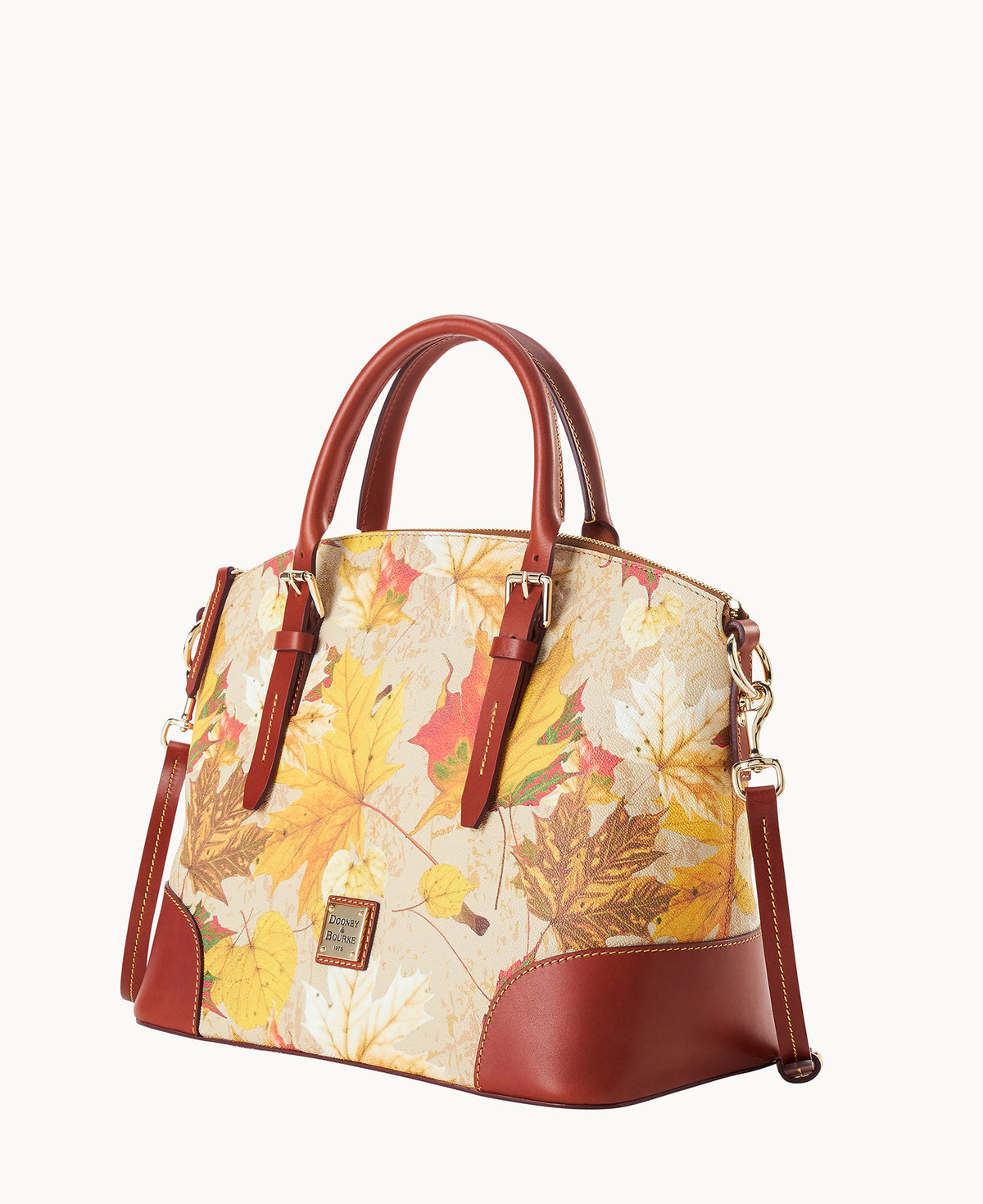 Maple Leaf Domed Satchel