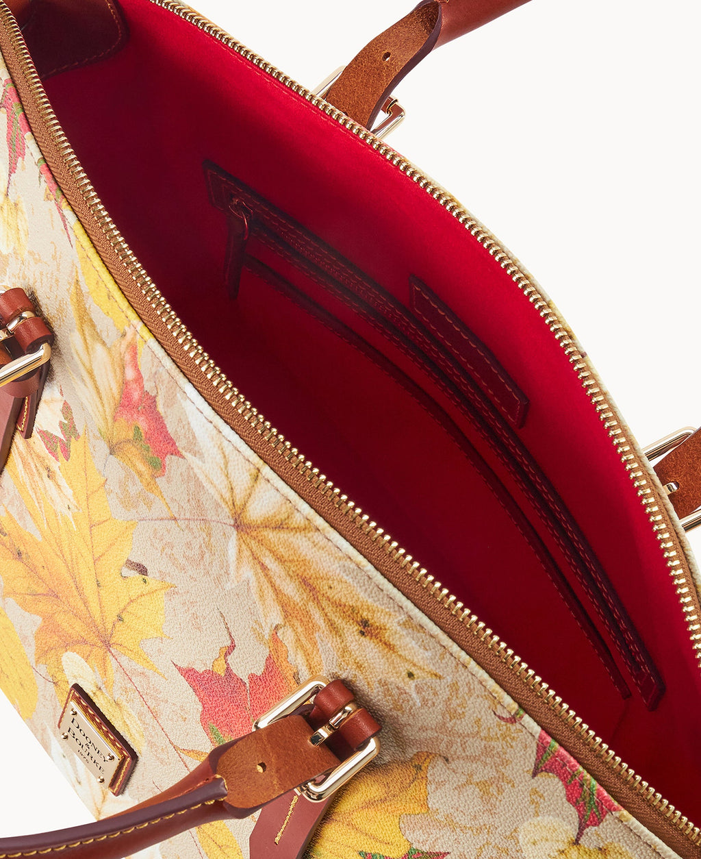 Maple Leaf Domed Satchel