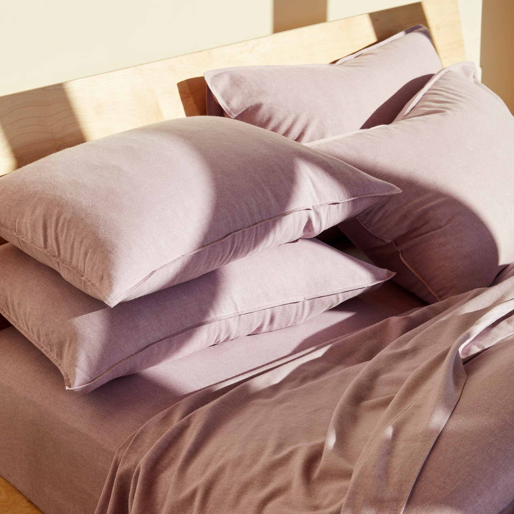 Heathered Cashmere Pillowcase Set