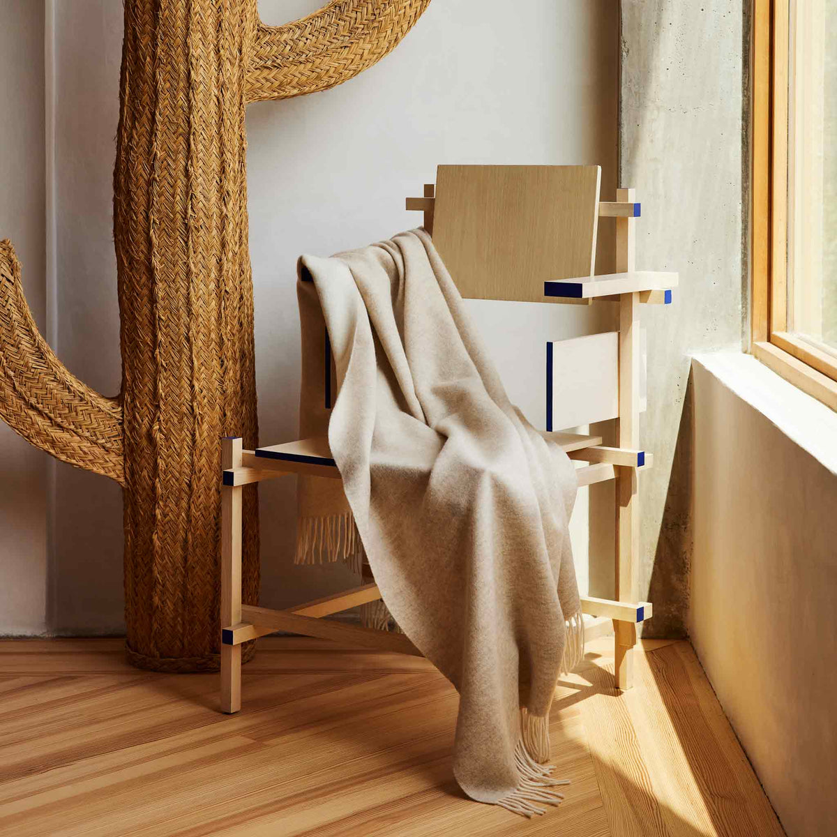 Two-Toned Lambswool Throw Blanket - Last Call