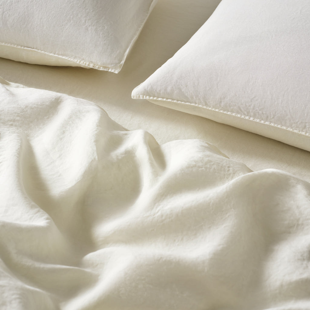 Washed European Linen Duvet Set Bundle