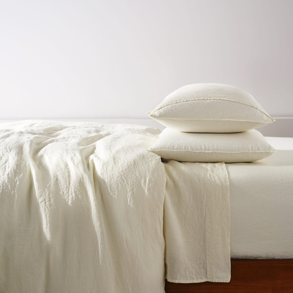Washed European Linen Duvet Set Bundle