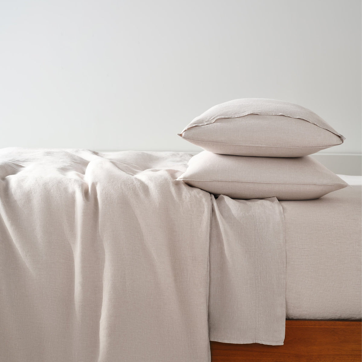 Washed European Linen Core Sheet Set - Last Call