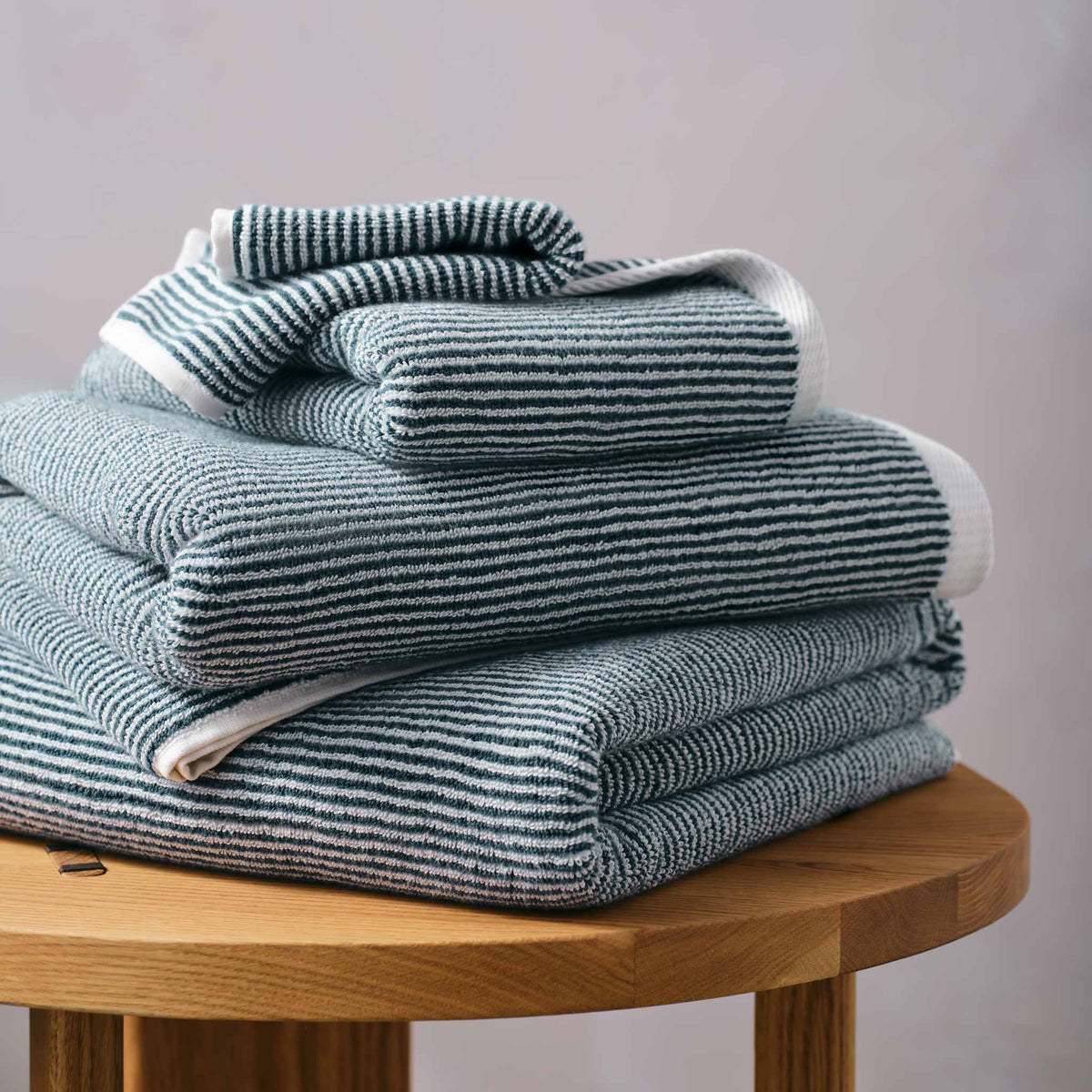 Plush Turkish Cotton Hand Towels Set of 2